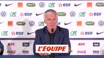 Deschamps : «Giroud reste un buteur» - Foot - Bleus