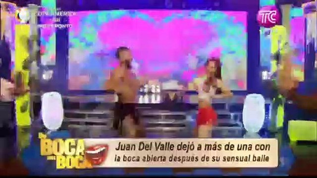 Juan Del Valle sorprendió con su pasos de baile en Soy El Mejor