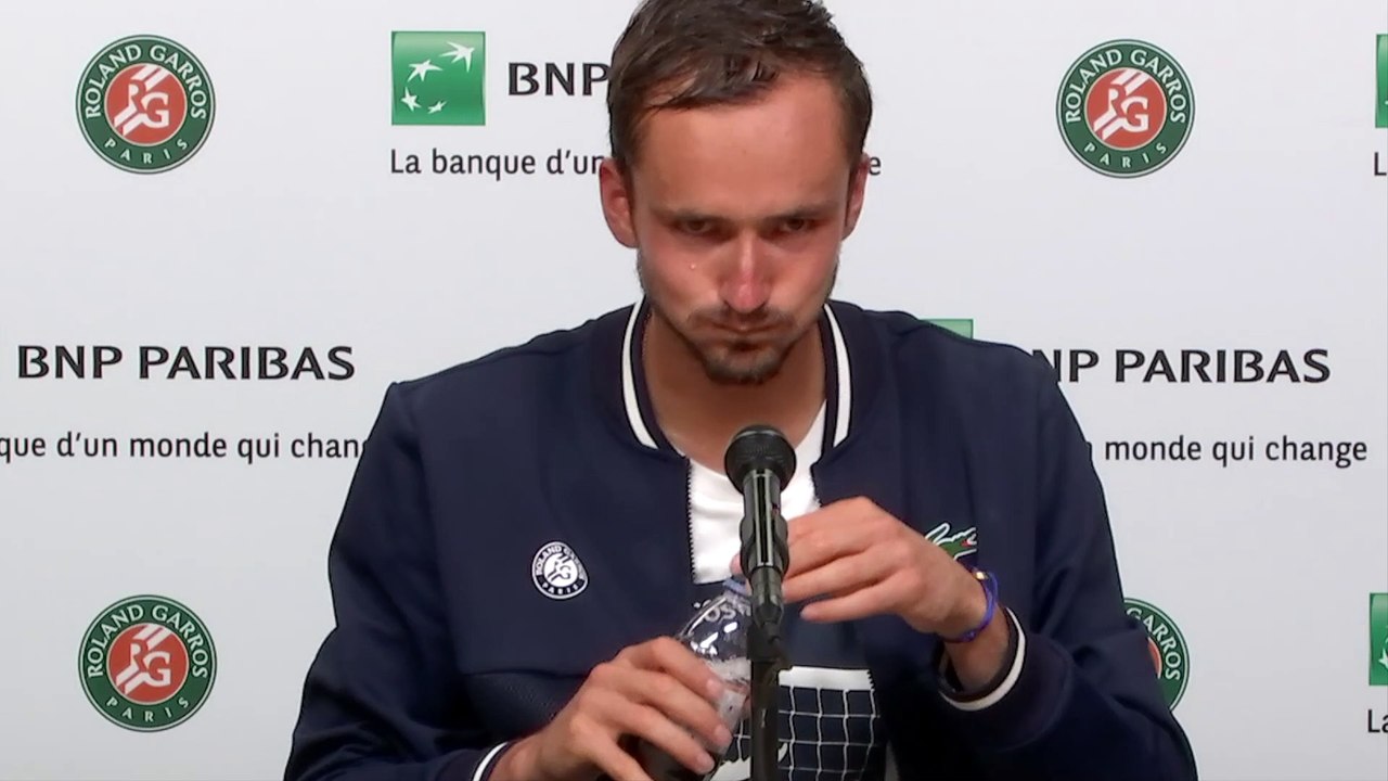 Roland-Garros 2021 - Daniil Medvedev : "J'ai fait tout ce que je pouvais (...) oui, je pouvais faire mieux"