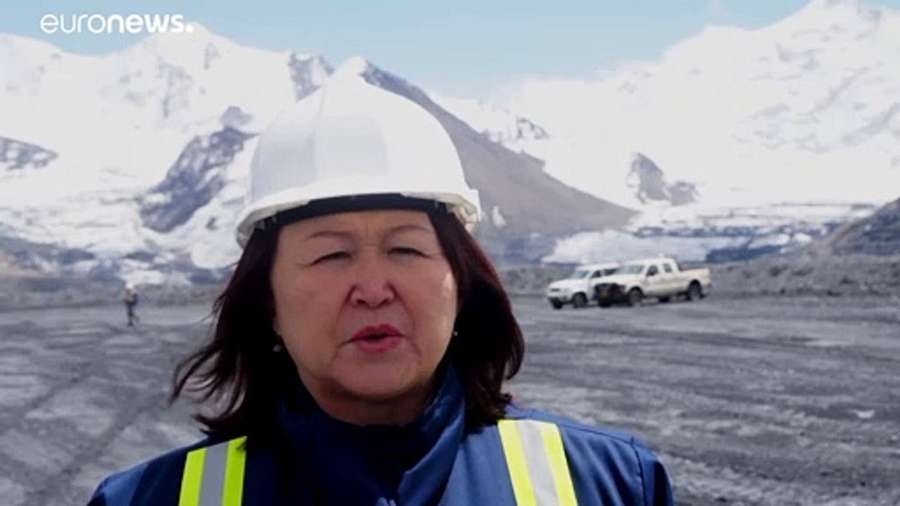 Schmutziges Gold am Kumtor Gletscher