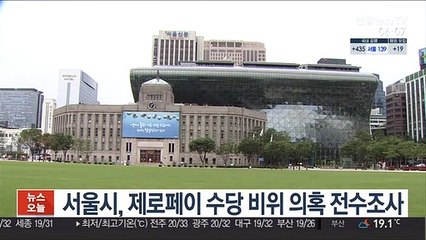 서울시, 제로페이 수당 비위 의혹 전수조사