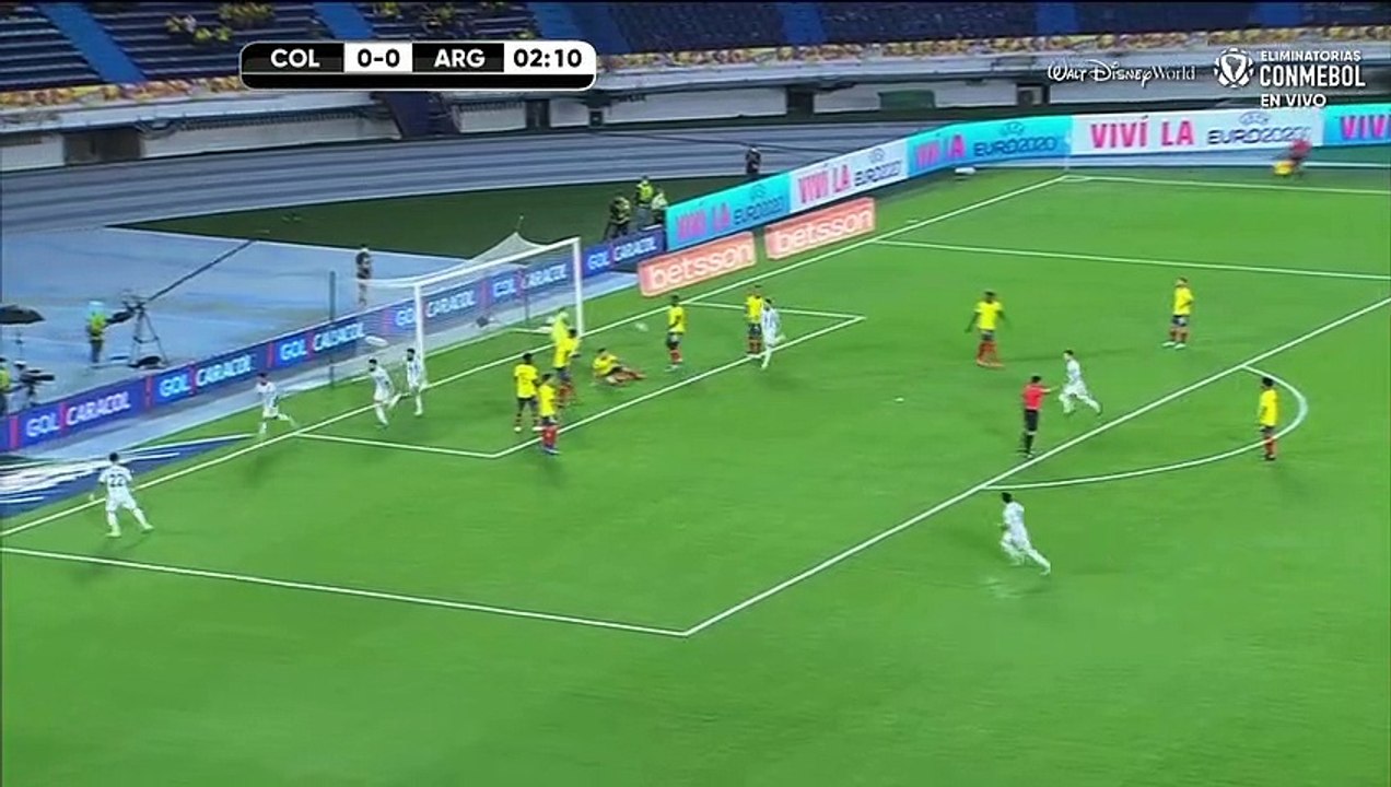 Colombia 0-1 Argentina - Cristian Romero Goal 08.06.2021