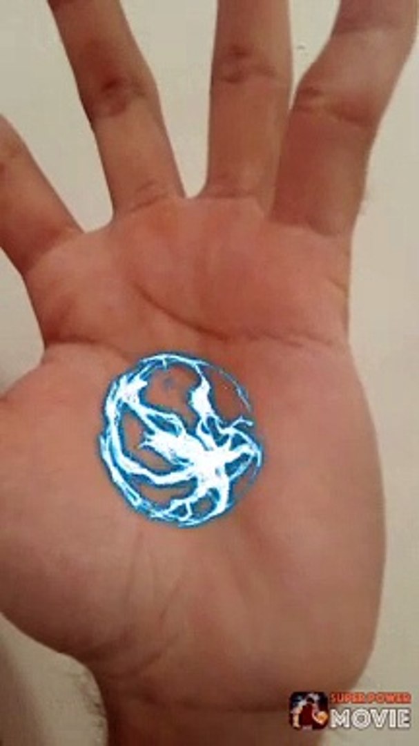 ⁣Yo aqui haciendo super power vfx