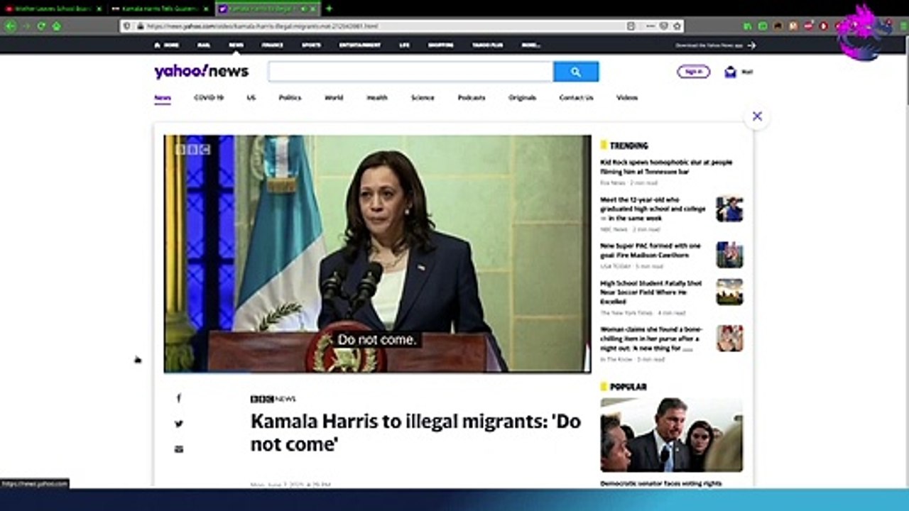 VP Harris: Do Not Come
