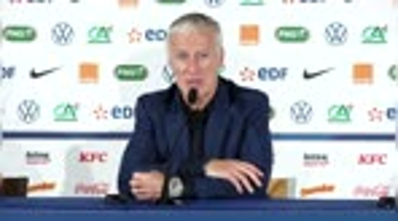 Bleus - Deschamps : "On a conscience d’avoir beaucoup de forces, de qualités"