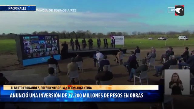 El Presidente anunció una inversión de 77.200 millones de pesos en obras para urbanizar lotes y en créditos para construir la primera casa en esos terrenos