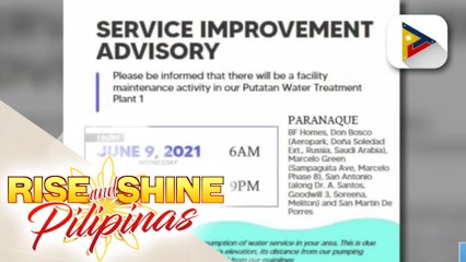 Ilang lugar sa Parañaque City, mawawalan ng tubig ngayong araw