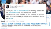 President Biden Invites Ukraine President To The White House