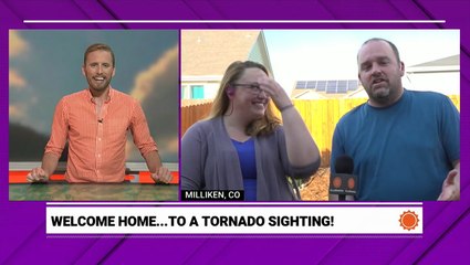 Welcome home... to a tornado sighting