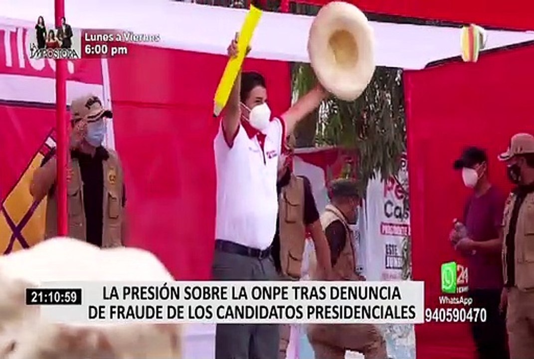 La ONPE se encuentra en la mira de los candidatos presidenciales, tras denuncia de fraude