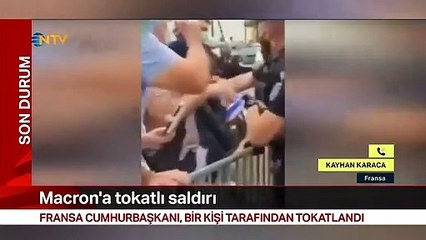 Macron'a tokadı atmıştı; dövüş ustası çıktı