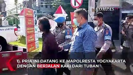 5 Fakta Pria Bergolok Serang Mapolresta Yogyakarta