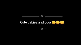 Cute babies and dogs try not to laugh __ Doggies Cats