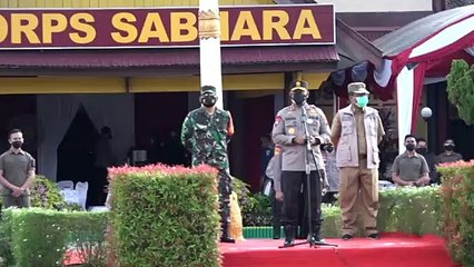 Polda Kalteng Gelar Apel Operasi Yustisi Tim Pemburu Covid-19