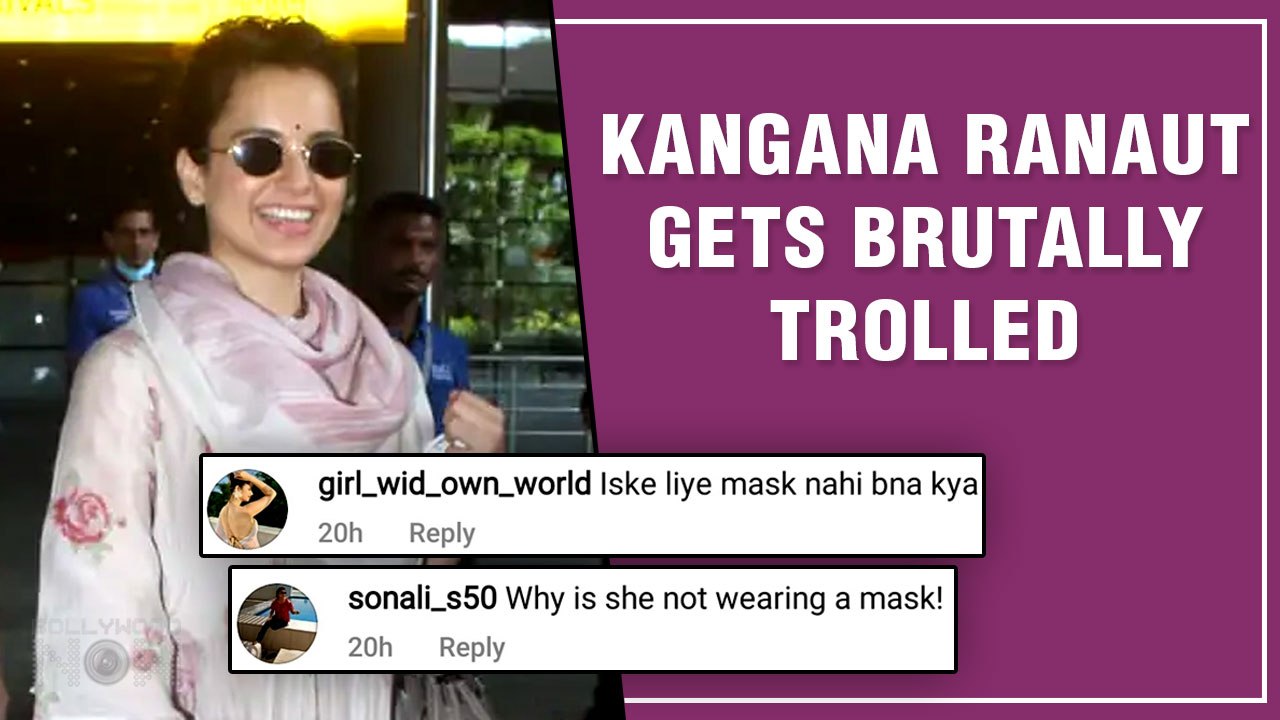 Netizens Yet Again Slams Kangana Ranaut For Not Wearing Mask