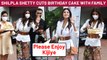 Shilpa Shetty's Birthday Celebrations With Raj Kundra | Cake Cutting Video