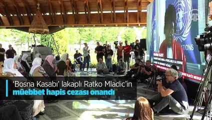 "Bosna Kasabı" lakaplı Ratko Mladic'in müebbet hapis cezası onandı