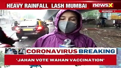 Heavy Rainfall Lashes Mumbai NewsX Ground Report NewsX