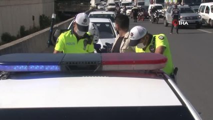 Son dakika 3. sayfa: Basın ekspres yolunda polisten çakarlı araç denetimi