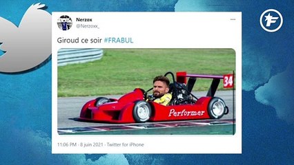 Le doublé d'Olivier Giroud déchaîne Twitter