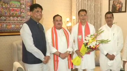 下载视频: Jitin Prasada meets BJP national president JP Nadda