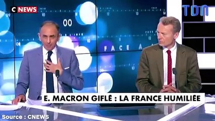 Eric Zemmour réagit et dérape concernant la giffle de Macron !