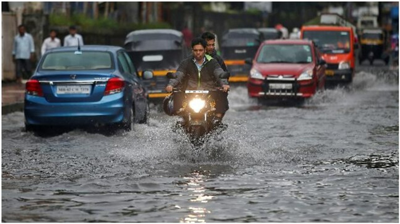 Heavy rain disrupts Mumbai; Roads waterlogged, rail services hit