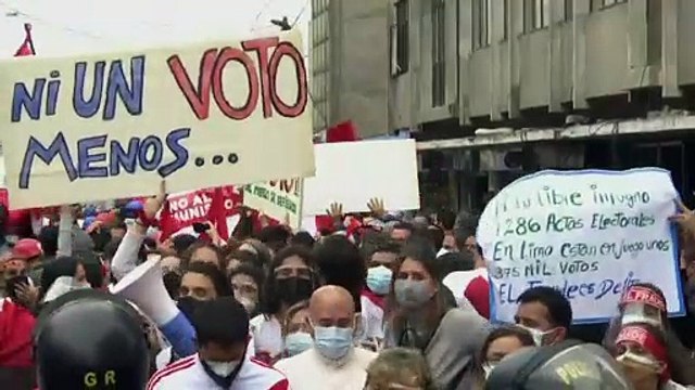 Протесты в Перу: жители заранее недовольны результатами президентских выборов