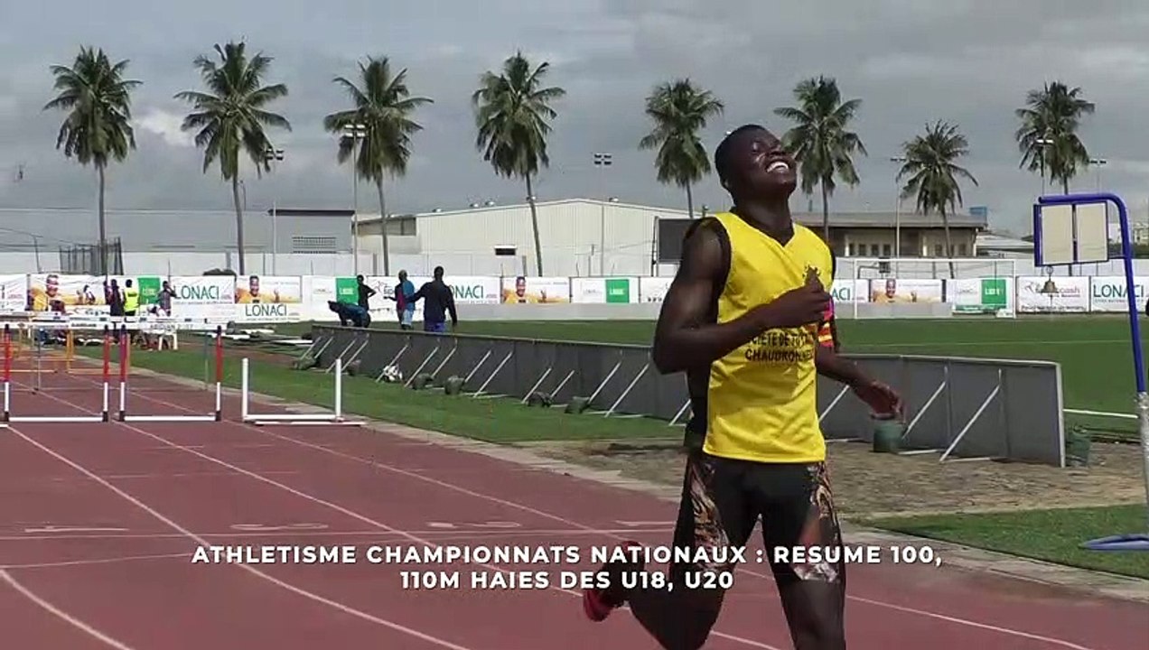 Athlétisme championnats nationaux: Résumé 100 , 110m HAIES des U18, U20