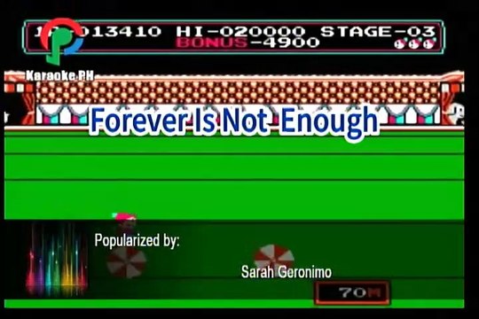 Sarah Geronimo Forever's Not Enough Karaoke