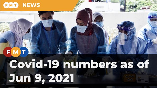 Covid-19 numbers as of Jun 9, 2021