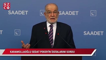 Peker'in iddialarını soran Karamollaoğlu: "Ortalığı saran bu müsilajdan ülkemiz bir an evvel arındırılmalıdır"