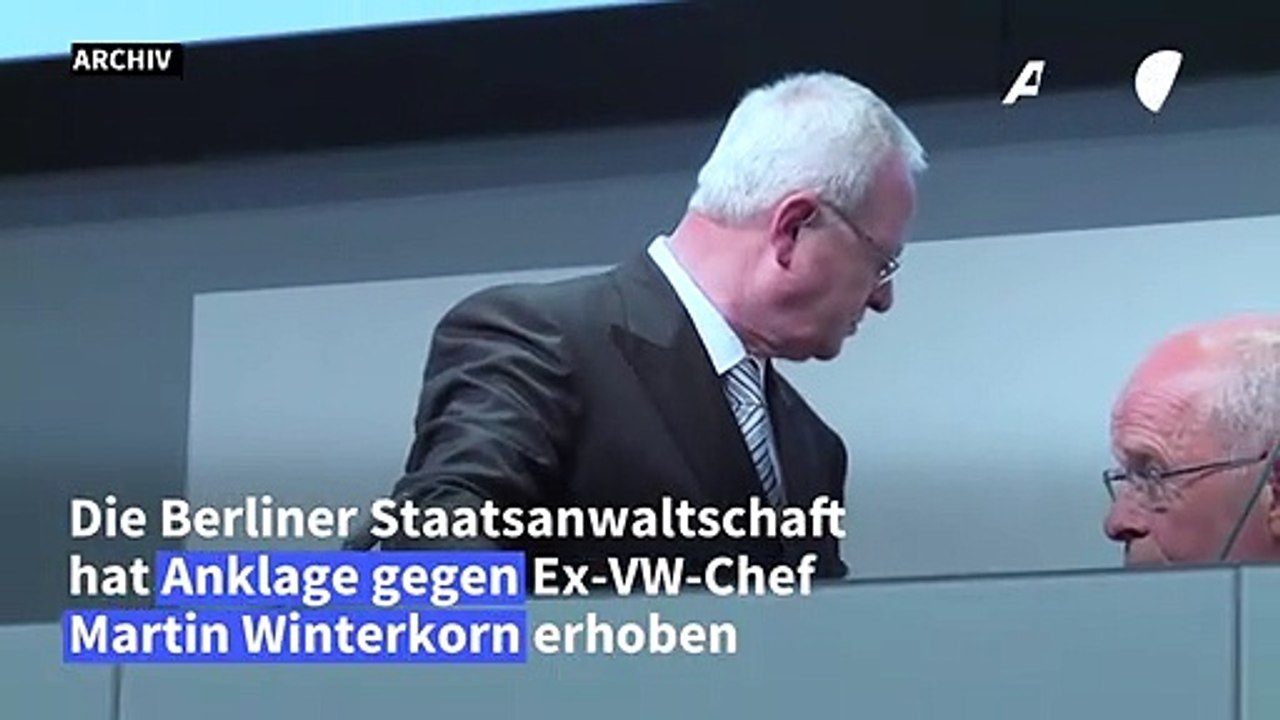 Falschaussage in U-Ausschuss: Anklage gegen Winterkorn