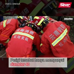 10 jam selamatkan budak 2 tahun jatuh perigi