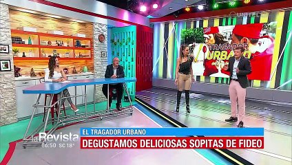 Tragador Urbano: Sandra y Mauricio degustaron las deliciosas “sopitas”