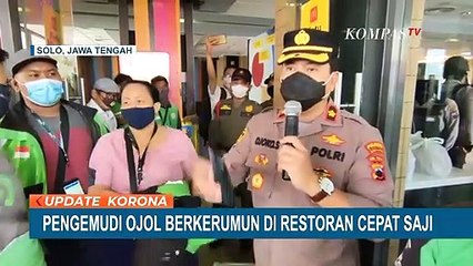 Download Video: Picu Kerumunan, Antrean Ojol Beli BTS Meal di Solo Dibubarkan