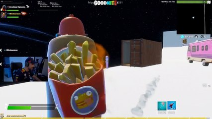 Rentrer Dans Le Trou "Prop Deathrun" Avec Michou Sur Fortnite Créatif !