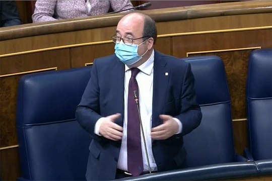 Iceta dice que el Gobierno no defiende el derecho de autodeterminación