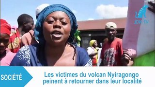 RDC : retour craintif des victimes du volcan Nyiragongo à Goma