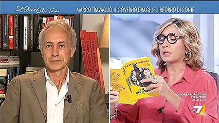 Marco Travaglio e il ritorno di Giuseppe Conte. Tratto da L'Aria che Tira del 9 Giugno 2021