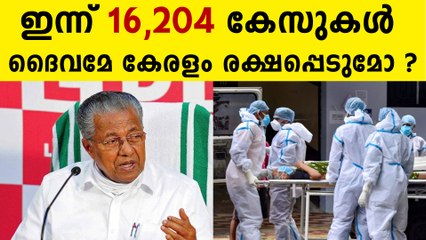 സംസ്ഥാനത്ത് ഇന്ന് 16,204 പേര്‍ക്ക് കോവിഡ്-19 സ്ഥിരീകരിച്ചു