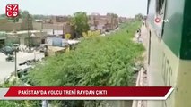 Pakistan'da yolcu treni raydan çıktı