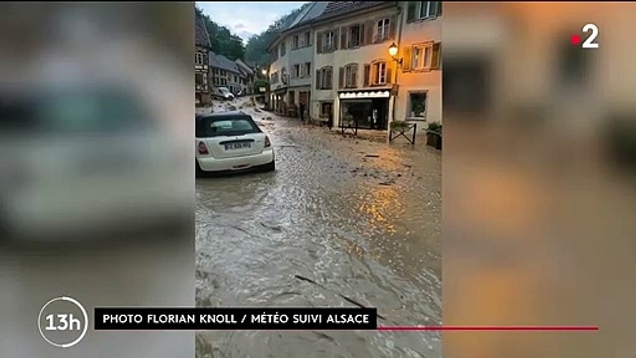 Orages : le Haut-Rhin sous l'eau après des pluies diluviennes