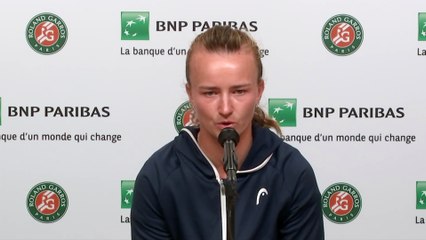 Roland-Garros 2021 - Barbora Krejcikova : "Jana Novotna would just tell me that she's very proud. She would just tell me just enjoy, keep going..."