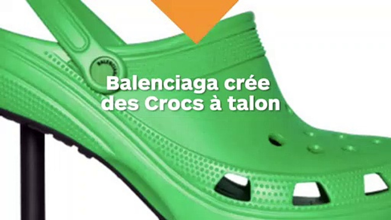 Balenciaga sort une paire de Crocs à talon - Vidéo Dailymotion