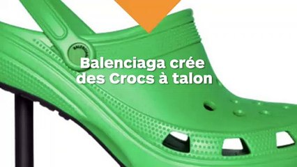 Balenciaga sort une paire de Crocs à talon