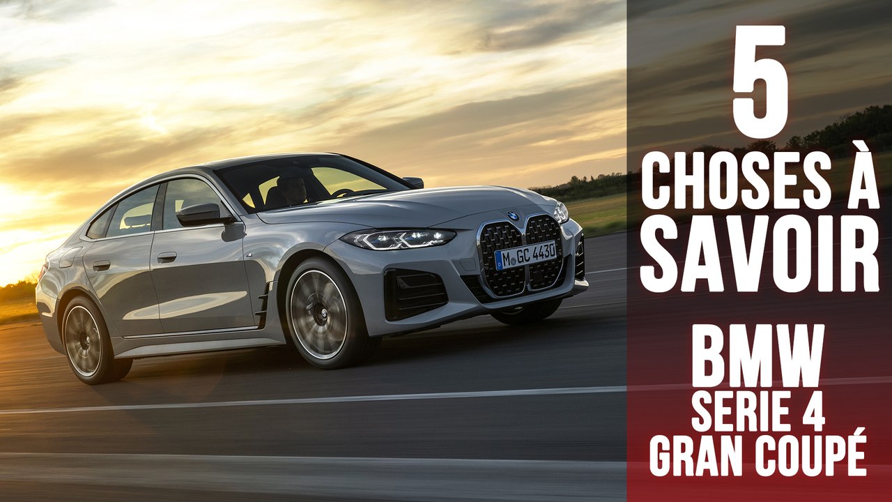 BMW Série 4 Gran Coupé, 5 choses à savoir sur la grande berline allemande