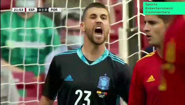 Spain Vs Portugal Highlights 5th June 2021 Euro 2020 Warm Up Friendly