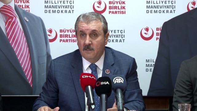 BBP Genel Başkan Destici'den HDP yorumu: Hangi demokraside teröre müsaade varBBP Genel Başkanı Destici, Sözde Ermeni Soykırımı açıklaması Biden'in...