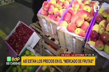 Así están los precios en el Mercado de Frutas